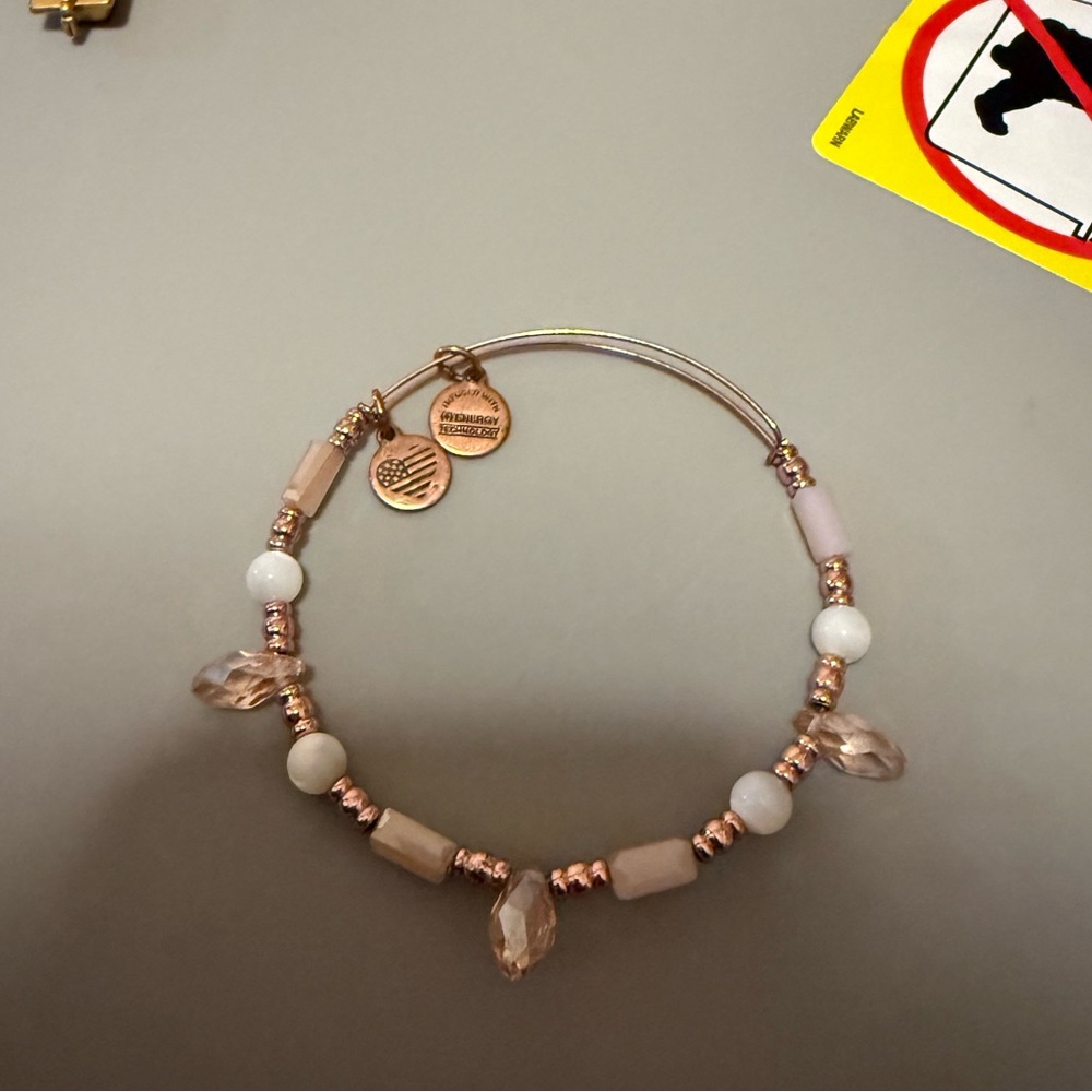 Brand New Alex and Ani pink and white